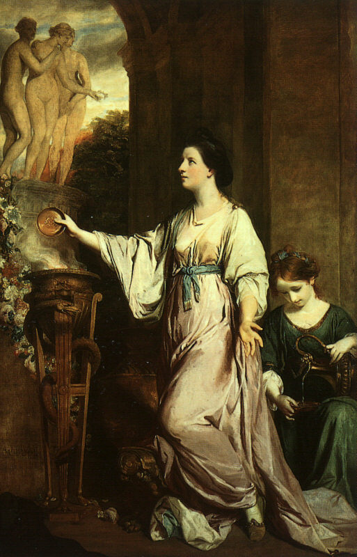 Lady Sarah Bunbury Sacrificing to the Graces